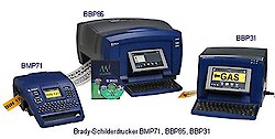 Schilder selber drucken mit Schilderdrucker BBP85, BBP31 und BMP71